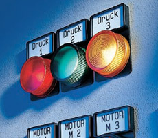 Identificación de aparatos de mando y señalización