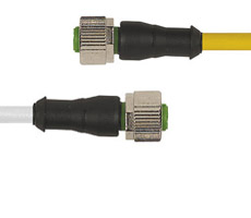 Con ficha Hembra Recto y 90° (M12)