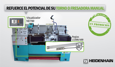 Refuerce el potencial de su Fresadora o Torno manual.